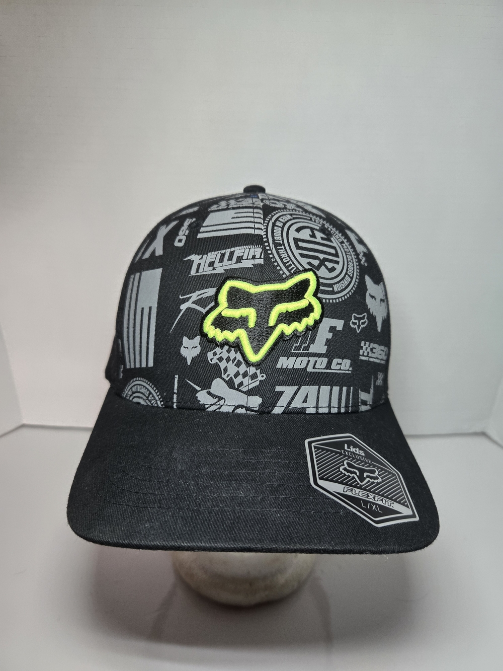 Lids Exclusive Fox Black Snapback Hat L/XL